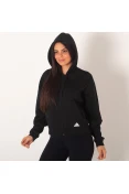 JAQUETA ADIDAS MUST HAVES 3S FEMININA - Preto JAQUETA ADIDAS MUST HAVES 3S FEMININA - Preto