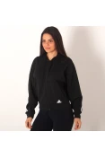 JAQUETA ADIDAS MUST HAVES 3S FEMININA - Preto JAQUETA ADIDAS MUST HAVES 3S FEMININA - Preto