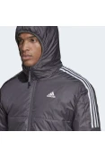 JAQUETA ADIDAS OUTDOOR C/CAPUZ ESS INS HO MASCULINA - Grafite/branco JAQUETA ADIDAS OUTDOOR C/CAPUZ ESS INS HO MASCULINA - Grafite/branco
