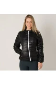 JAQUETA ADIDAS PADDED COM CAPUZ FEMININA - Preto JAQUETA ADIDAS PADDED COM CAPUZ FEMININA - Preto