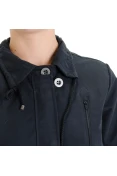 JAQUETA ADIDAS PARKA FEMININA PRETA - Preto JAQUETA ADIDAS PARKA FEMININA PRETA - Preto