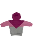 JAQUETA ADIDAS TD L VIN HOODY INFANTIL - Pink/cinza