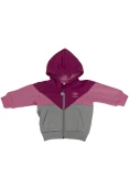 JAQUETA ADIDAS TD L VIN HOODY INFANTIL - Pink/cinza