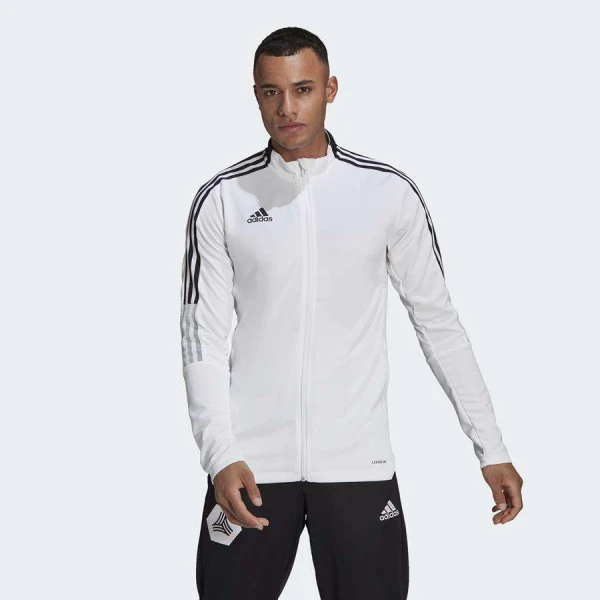 JAQUETA ADIDAS TIRO 21 MASCULINA - Branco/preto