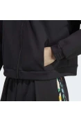 JAQUETA ADIDAS TRACK TOP AOP FEMININA - Preto/rosa JAQUETA ADIDAS TRACK TOP AOP FEMININA - Preto/rosa