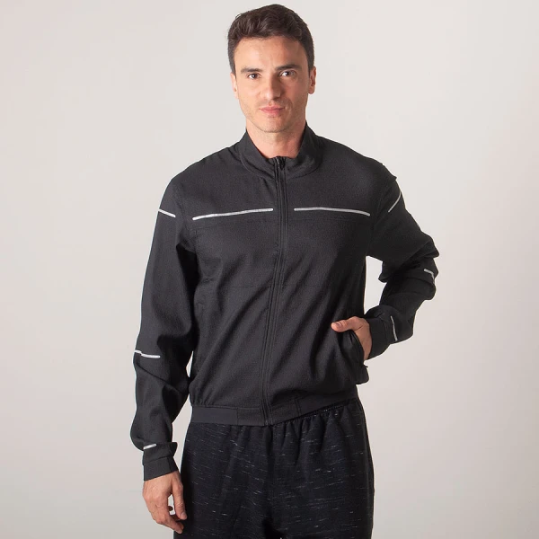 JAQUETA ASICS LITE SHOW MASCULINA - Preto