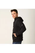 JAQUETA ASICS TRAINING SWEAT ZIP HOODY MASCULINA - Preto JAQUETA ASICS TRAINING SWEAT ZIP HOODY MASCULINA - Preto