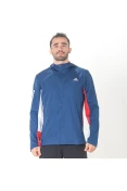 JAQUETA CORTA-VENTO ADIDAS OWN THE RUN MASCULINA - Azul JAQUETA CORTA-VENTO ADIDAS OWN THE RUN MASCULINA - Azul