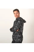 JAQUETA CORTA-VENTO ADIDAS OWN THE RUN MASCULINA - Preto/grafite JAQUETA CORTA-VENTO ADIDAS OWN THE RUN MASCULINA - Preto/grafite