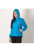 JAQUETA CORTA-VENTO ADIDAS SPORT 2 STREET FEMININA - Azul