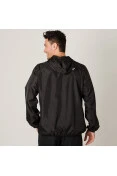 JAQUETA CORTA-VENTO ASICS BASIC WINDBREAKER MASCULINA - Preto JAQUETA CORTA-VENTO ASICS BASIC WINDBREAKER MASCULINA - Preto