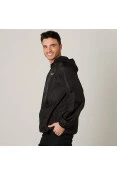 JAQUETA CORTA-VENTO ASICS BASIC WINDBREAKER MASCULINA - Preto JAQUETA CORTA-VENTO ASICS BASIC WINDBREAKER MASCULINA - Preto
