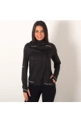 JAQUETA CORTA-VENTO ASICS LITE SHOW FEMININA - Preto JAQUETA CORTA-VENTO ASICS LITE SHOW FEMININA - Preto
