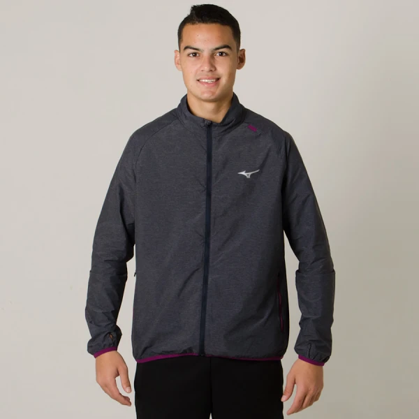 JAQUETA CORTA-VENTO MIZUNO SKY RUN MASCULINA - Grafite