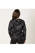 JAQUETA CORTA-VENTO PUMA CORE RUN HOODED FEMININA - Preto JAQUETA CORTA-VENTO PUMA CORE RUN HOODED FEMININA - Preto