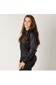 JAQUETA CORTA-VENTO PUMA CORE RUN HOODED FEMININA - Preto JAQUETA CORTA-VENTO PUMA CORE RUN HOODED FEMININA - Preto