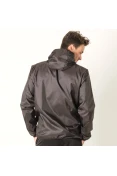 JAQUETA CORTA-VENTO PUMA REBEL WINDBREAKER MASCULINO - Preto JAQUETA CORTA-VENTO PUMA REBEL WINDBREAKER MASCULINO - Preto