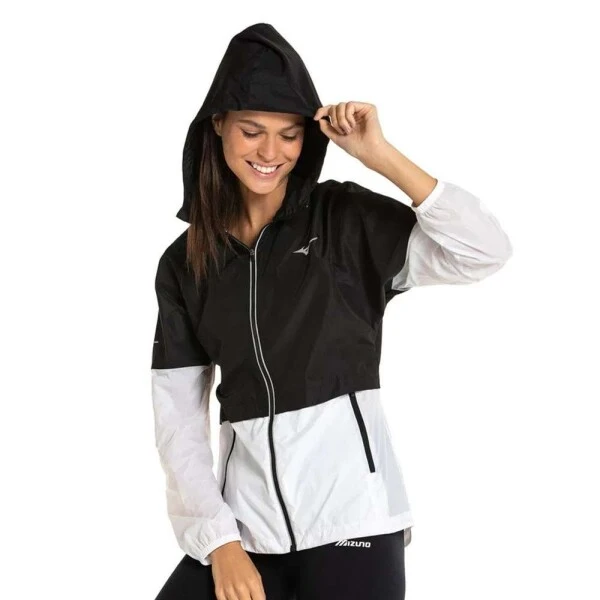 JAQUETA DE CORRIDA MIZUNO HIGH PERFORMANCE FEMININA - Preto
