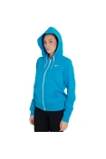 JAQUETA NIKE CLUB FZ HOODY SWOOSH FEMININA - Azul JAQUETA NIKE CLUB FZ HOODY SWOOSH FEMININA - Azul