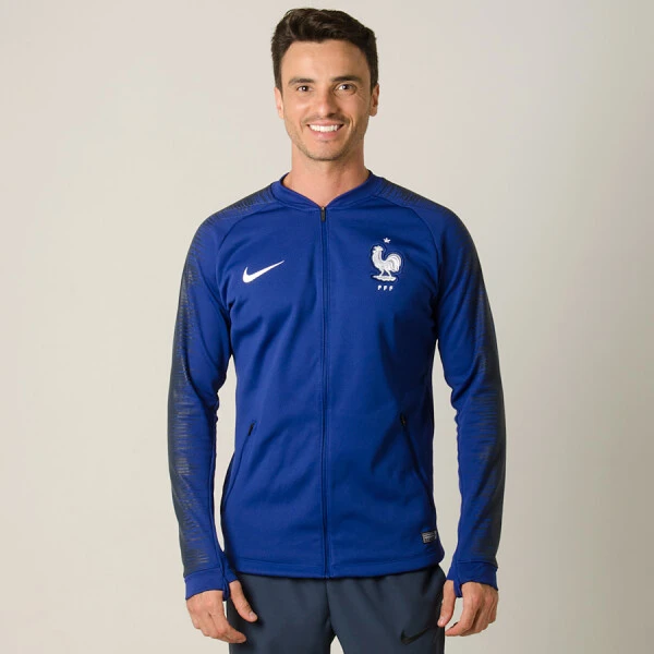 JAQUETA NIKE FRANCA ANTHEM MASCULINA - Azul