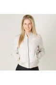 JAQUETA NIKE NSW AV15 WOVEN FEMININA - Gelo/branco JAQUETA NIKE NSW AV15 WOVEN FEMININA - Gelo/branco