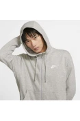 JAQUETA NIKE NSW CLUB HOODIE FZ FT MOLETON MASCULINA - Cinza JAQUETA NIKE NSW CLUB HOODIE FZ FT MOLETON MASCULINA - Cinza