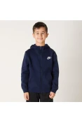 JAQUETA NIKE NSW HOODIE FZ CLUB INFANTIL - Marinho