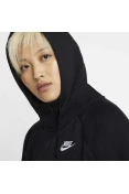 JAQUETA NIKE SPORTSWEAR ESSENTIAL FEMININA - Preto JAQUETA NIKE SPORTSWEAR ESSENTIAL FEMININA - Preto