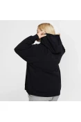 JAQUETA NIKE SPORTSWEAR ESSENTIAL PLUS SIZE FEMININA - Preto JAQUETA NIKE SPORTSWEAR ESSENTIAL PLUS SIZE FEMININA - Preto