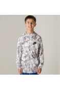JAQUETA NIKE SPORTSWEAR INFANTIL - Branco/cinza JAQUETA NIKE SPORTSWEAR INFANTIL - Branco/cinza