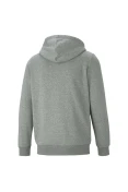 JAQUETA PUMA COM CAPUZ ESSENTIALS SMALL LOGO FZ HOODIE FL MASCULINA - Cinza JAQUETA PUMA COM CAPUZ ESSENTIALS SMALL LOGO FZ HOODIE FL MASCULINA - Cinza