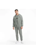 JAQUETA PUMA COM CAPUZ ESSENTIALS SMALL LOGO FZ HOODIE FL MASCULINA - Cinza JAQUETA PUMA COM CAPUZ ESSENTIALS SMALL LOGO FZ HOODIE FL MASCULINA - Cinza