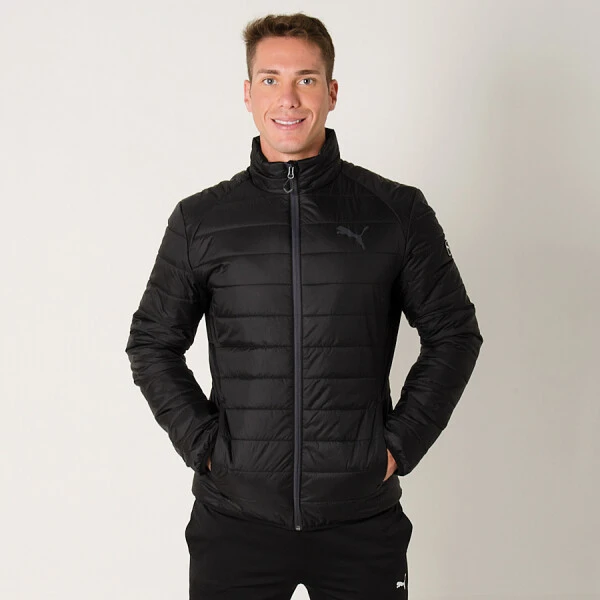 JAQUETA PUMA ESS LIGHT PADDED MASCULINA - Preto