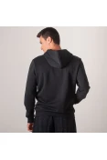 JAQUETA PUMA ESSENTIALS FZ HOODY FL MASCULINA - Preto