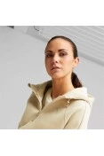 JAQUETA PUMA EVOSTRIPE FULLZIP HOODIE FEMININA - Bege JAQUETA PUMA EVOSTRIPE FULLZIP HOODIE FEMININA - Bege