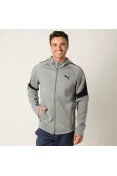 JAQUETA PUMA EVOSTRIPE MOVE FZ HOODY MASCULINA - Cinza