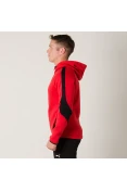 JAQUETA PUMA EVOSTRIPE SPACEKNIT COM CAPUZ MASCULINA - Vermelho JAQUETA PUMA EVOSTRIPE SPACEKNIT COM CAPUZ MASCULINA - Vermelho