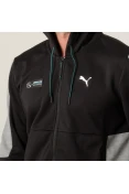 JAQUETA PUMA MERCEDES SWEAT MASCULINA - Preto/cinza JAQUETA PUMA MERCEDES SWEAT MASCULINA - Preto/cinza