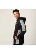 JAQUETA PUMA MERCEDES SWEAT MASCULINA - Preto/cinza JAQUETA PUMA MERCEDES SWEAT MASCULINA - Preto/cinza