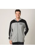 JAQUETA PUMA REBEL BLOCK FZ HOODY MASCULINA - Cinza JAQUETA PUMA REBEL BLOCK FZ HOODY MASCULINA - Cinza