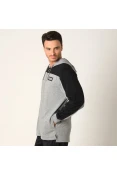 JAQUETA PUMA REBEL BLOCK FZ HOODY MASCULINA - Cinza JAQUETA PUMA REBEL BLOCK FZ HOODY MASCULINA - Cinza
