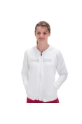 JAQUETA REEBOK LOGO GIRLS INFANTIL - Branco JAQUETA REEBOK LOGO GIRLS INFANTIL - Branco