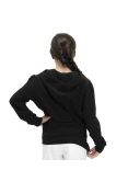 JAQUETA REEBOK LOGO GIRLS INFANTIL - Preto JAQUETA REEBOK LOGO GIRLS INFANTIL - Preto