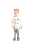 KIT ADIDAS 1 DINO BABY INFANTIL - Marrom/branco KIT ADIDAS 1 DINO BABY INFANTIL - Marrom/branco