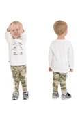 KIT ADIDAS 1 DINO BABY INFANTIL - Marrom/branco KIT ADIDAS 1 DINO BABY INFANTIL - Marrom/branco