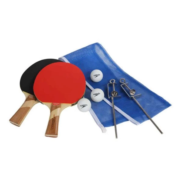 KIT COMPLETO DE TÊNIS DE MESA ÚNICO - Colorido