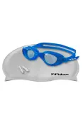 KIT POKER OCULOS/TOUCA/PROTETOR DE OUVIDO NAVAGIO - Cinza/azul
