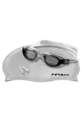 KIT POKER OCULOS/TOUCA/PROTETOR DE OUVIDO NAVAGIO - Cinza/preto