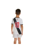 KIT UMBRO VASCO OFICIAL 2 2016 NÚMERO 10 INFANTIL - Branco/preto KIT UMBRO VASCO OFICIAL 2 2016 NÚMERO 10 INFANTIL - Branco/preto
