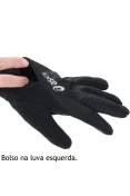 LUVA ASICS THERMOPOLIS GLOVES - Preto LUVA ASICS THERMOPOLIS GLOVES - Preto
